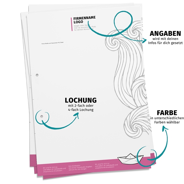 Briefpapier - nordisch